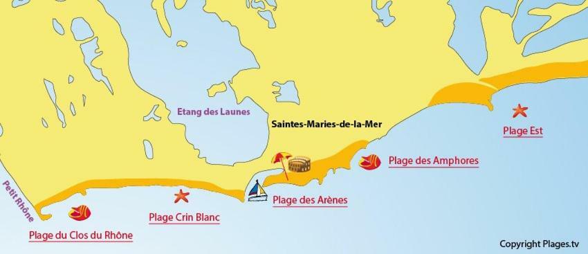 Hotel Le Neptune En Camargue Saintes-Maries-de-la-Mer Eksteriør billede